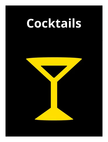 Carte des cocktails