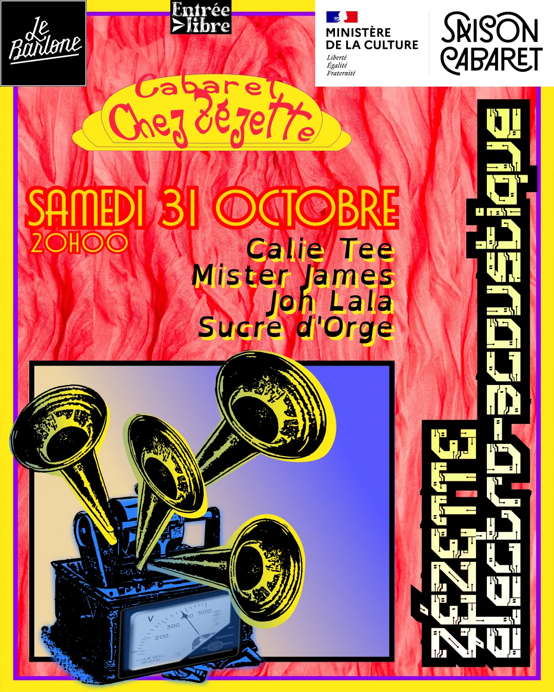 Affiche : Cabaret chez Zézette