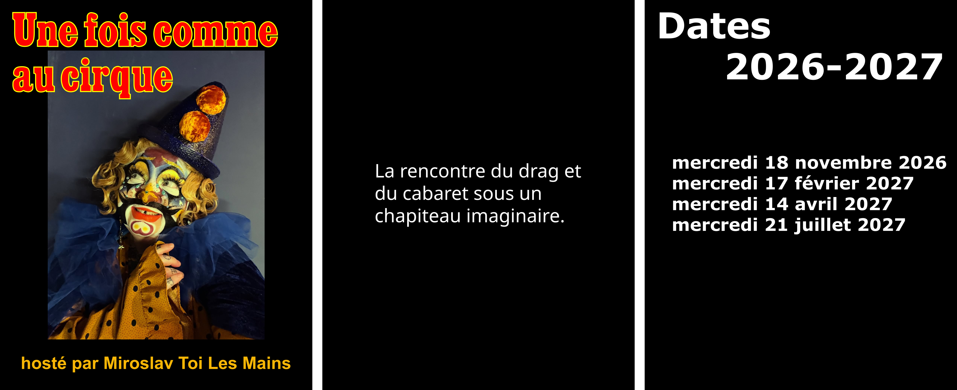 Une fois comme au cirque