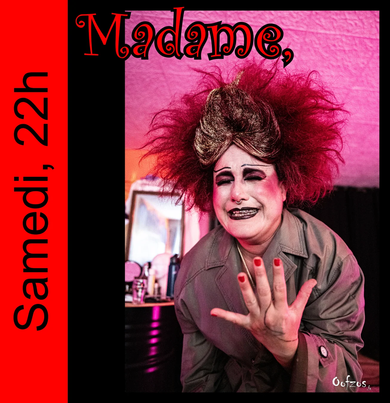 Madame, le récital lyralcoolique – Culture Bar-Bars, samedi 28 novembre 22h
