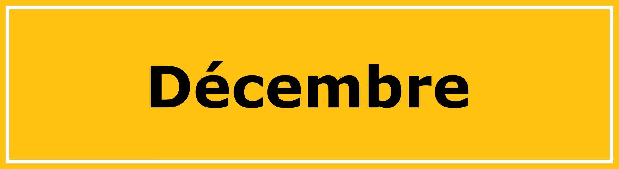 Programme de décembre 2026