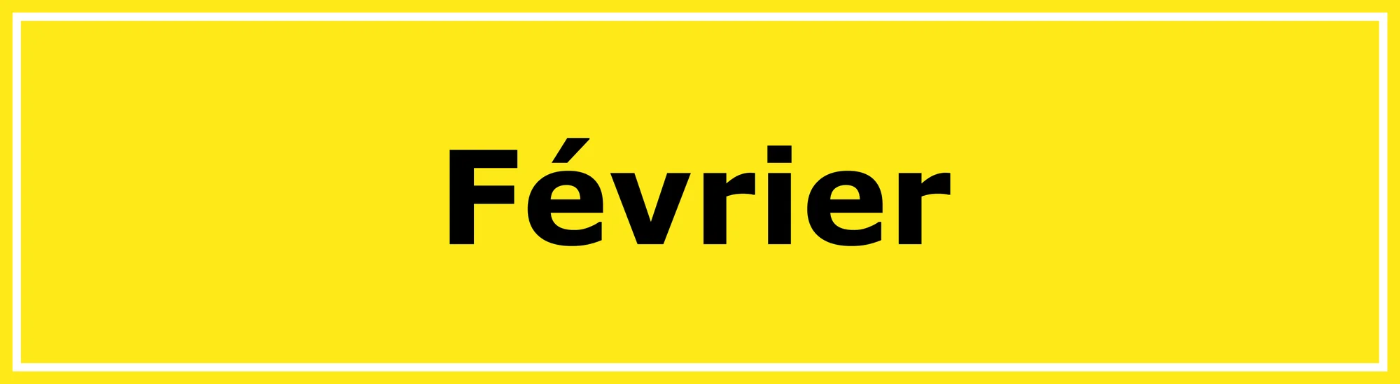 Programme de février 2027