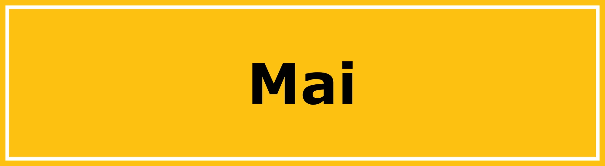 Programme de mai 2027