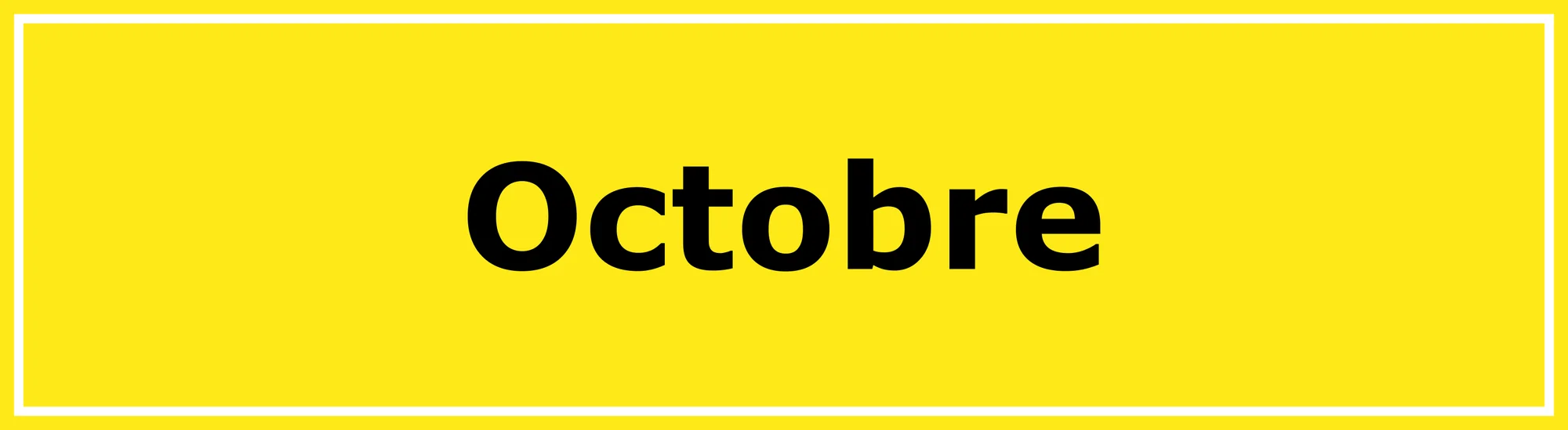 Programme d’octobre 2026